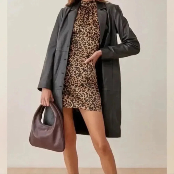 NWT Reformation Samuel Satin Mini Dress B350 - Picture 6 of 9